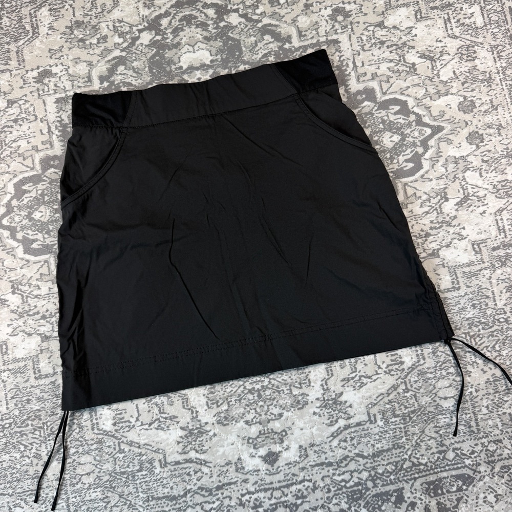 Columbia Skort Women's sz M Black Built In Shorts Hiking Outdoor UPF 50